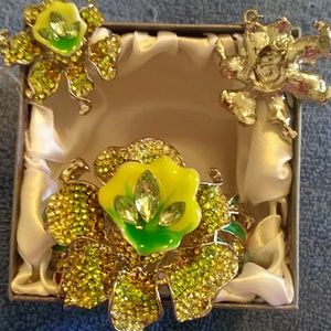 🤶Cuff bracelet/earring set